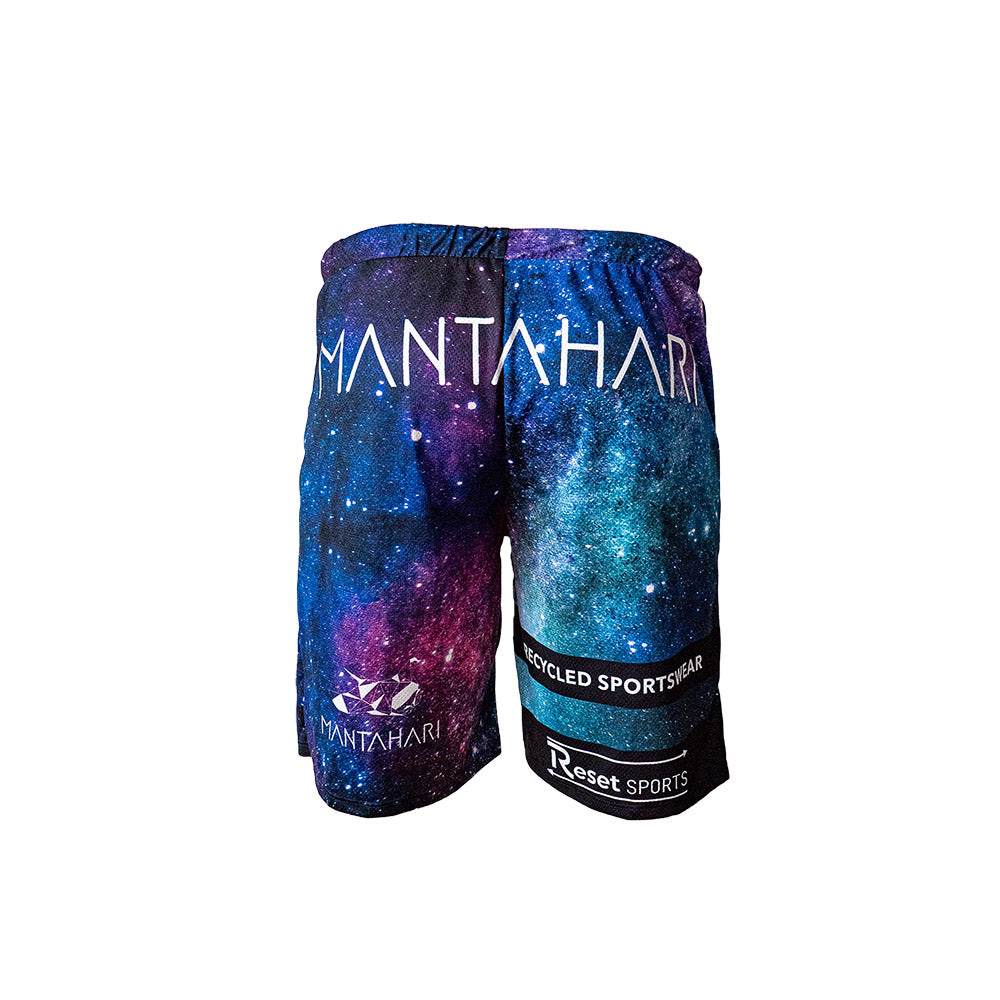 MANTAHARI RAYS IN SPACE SHORTS - RECYCLED - BACK