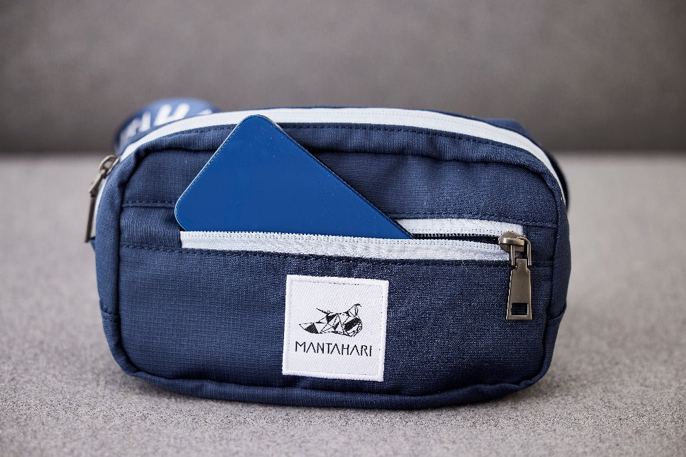 FANNY PACK BLUE WHALE