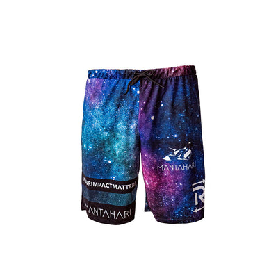 MANTAHARI RAYS IN SPACE SHORTS - RECYCLED